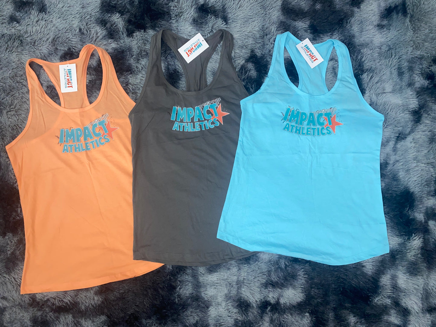 Orange & Teal Tanks
