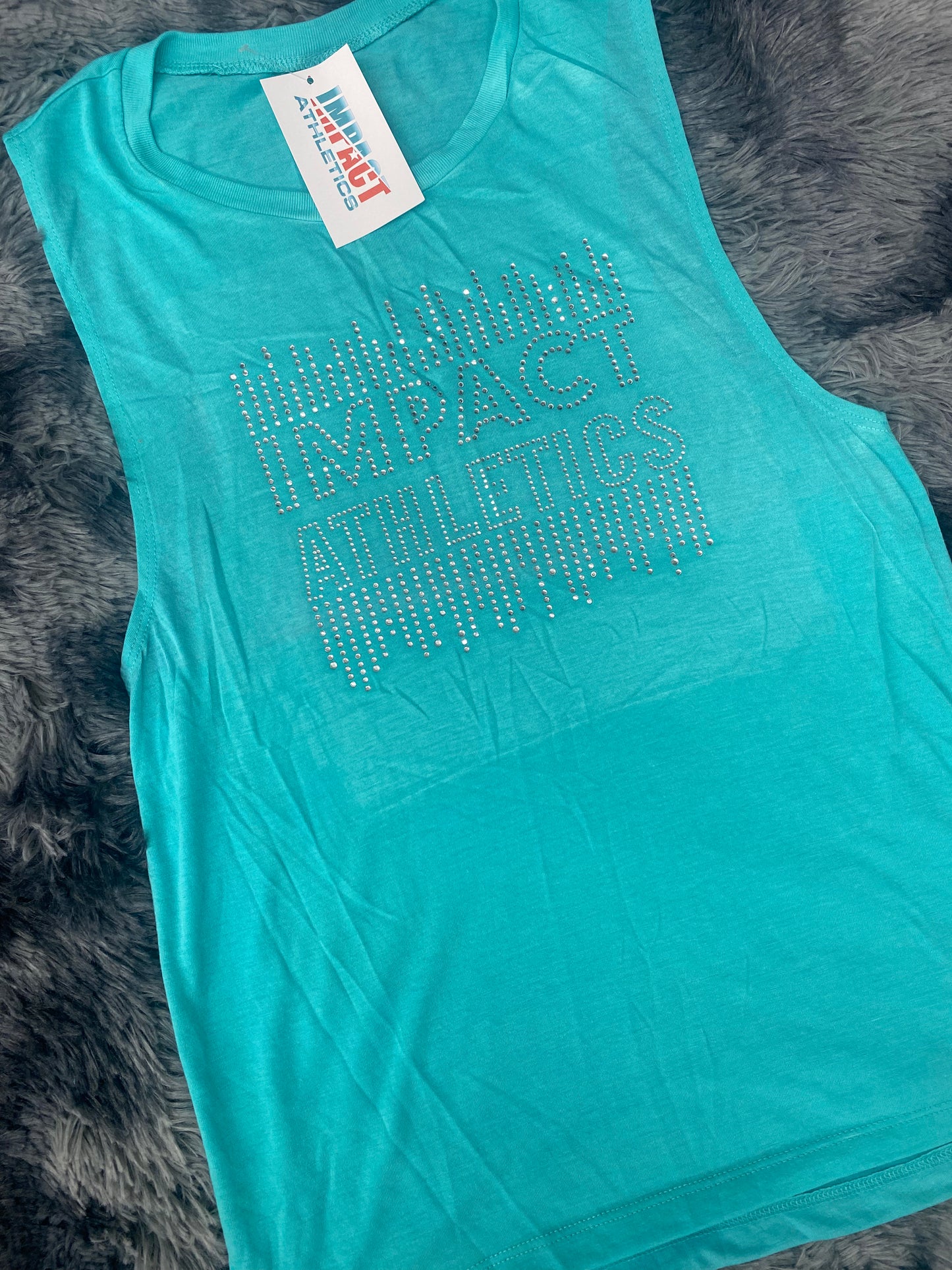 Bling Teal Tank