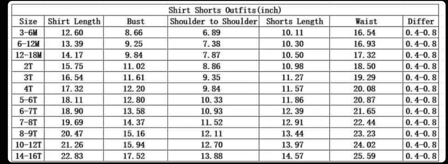 Preorder: Girls 2 Piece Outfit