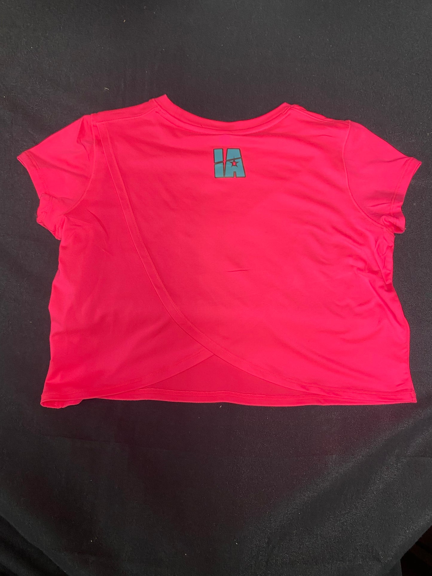 Pink Tee w Tulip Back