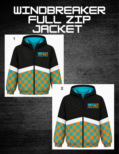 Preorder: Windbreaker Full Zip Jacket with Hood