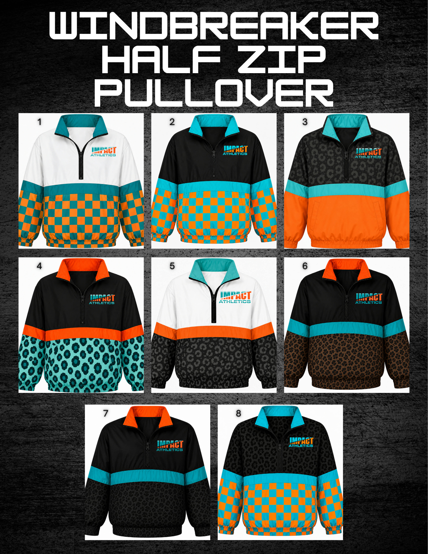 Preorder: Windbreaker Half Zip Pullover