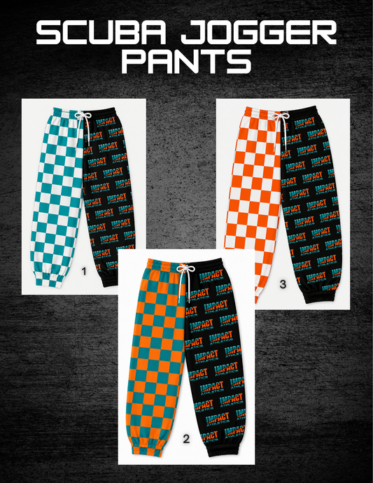 Preorder: Checkerboard Scuba Jogger Pants