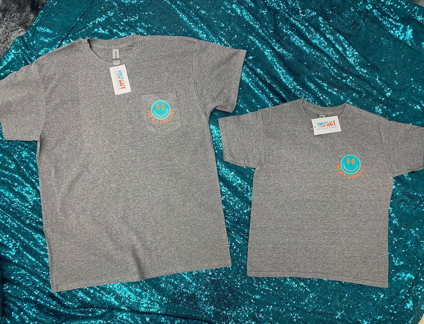Impact Smiley Face Pocket Tee